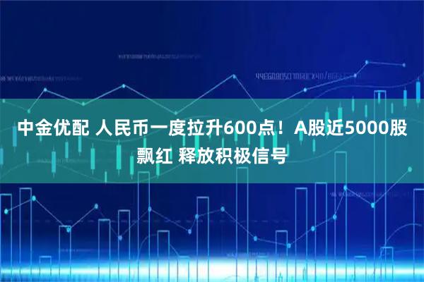 中金优配 人民币一度拉升600点！A股近5000股飘红 释放积极信号